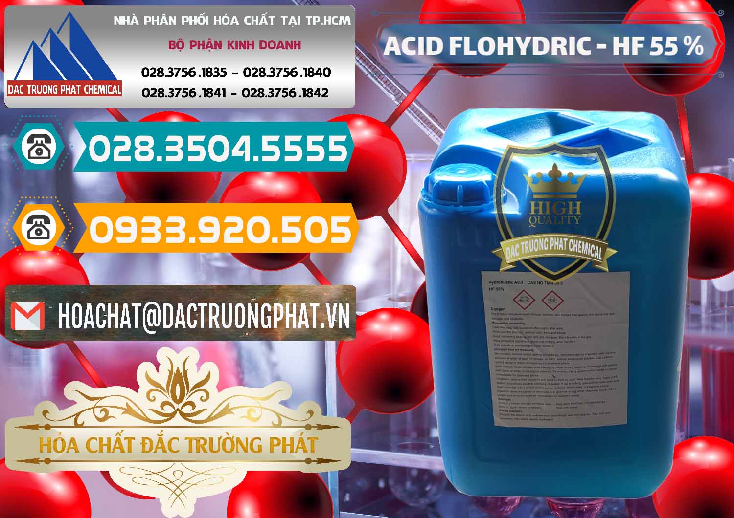 Công ty kinh doanh - bán Axit HF - Acid HF 55% Can Xanh Trung Quốc China - 0080 - Cung cấp _ kinh doanh hóa chất tại TP.HCM - congtyhoachat.vn