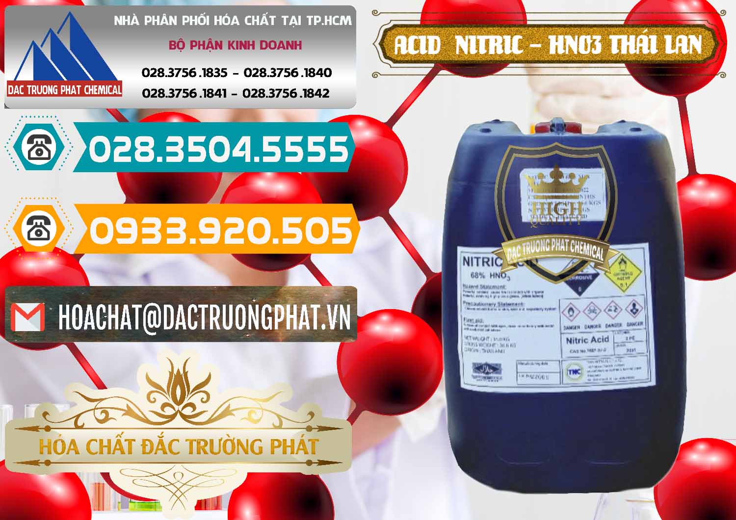 Bán và cung ứng Acid Nitric – Axit Nitric HNO3 Thái Lan Thailand - 0344 - Đơn vị chuyên bán & phân phối hóa chất tại TP.HCM - congtyhoachat.vn
