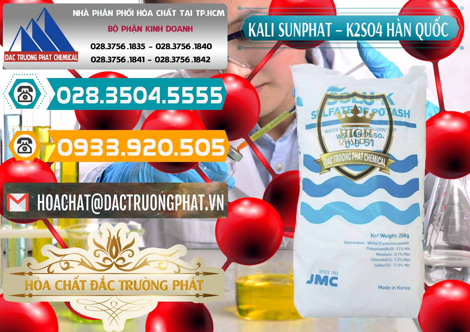 Chuyên bán - cung cấp Kali Sunphat – K2SO4 Hàn Quốc Korea - 0410 - Đơn vị bán & phân phối hóa chất tại TP.HCM - congtyhoachat.vn