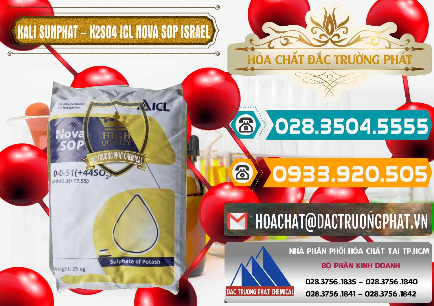 Đơn vị chuyên kinh doanh và bán Kali Sunphat – K2SO4 ICL NOVA SOP Israel - 0295 - Nhập khẩu ( cung cấp ) hóa chất tại TP.HCM - congtyhoachat.vn