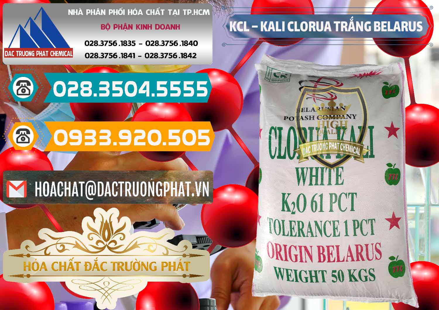 Nơi kinh doanh & bán KCL – Kali Clorua Trắng Belarus - 0085 - Nơi phân phối _ cung cấp hóa chất tại TP.HCM - congtyhoachat.vn