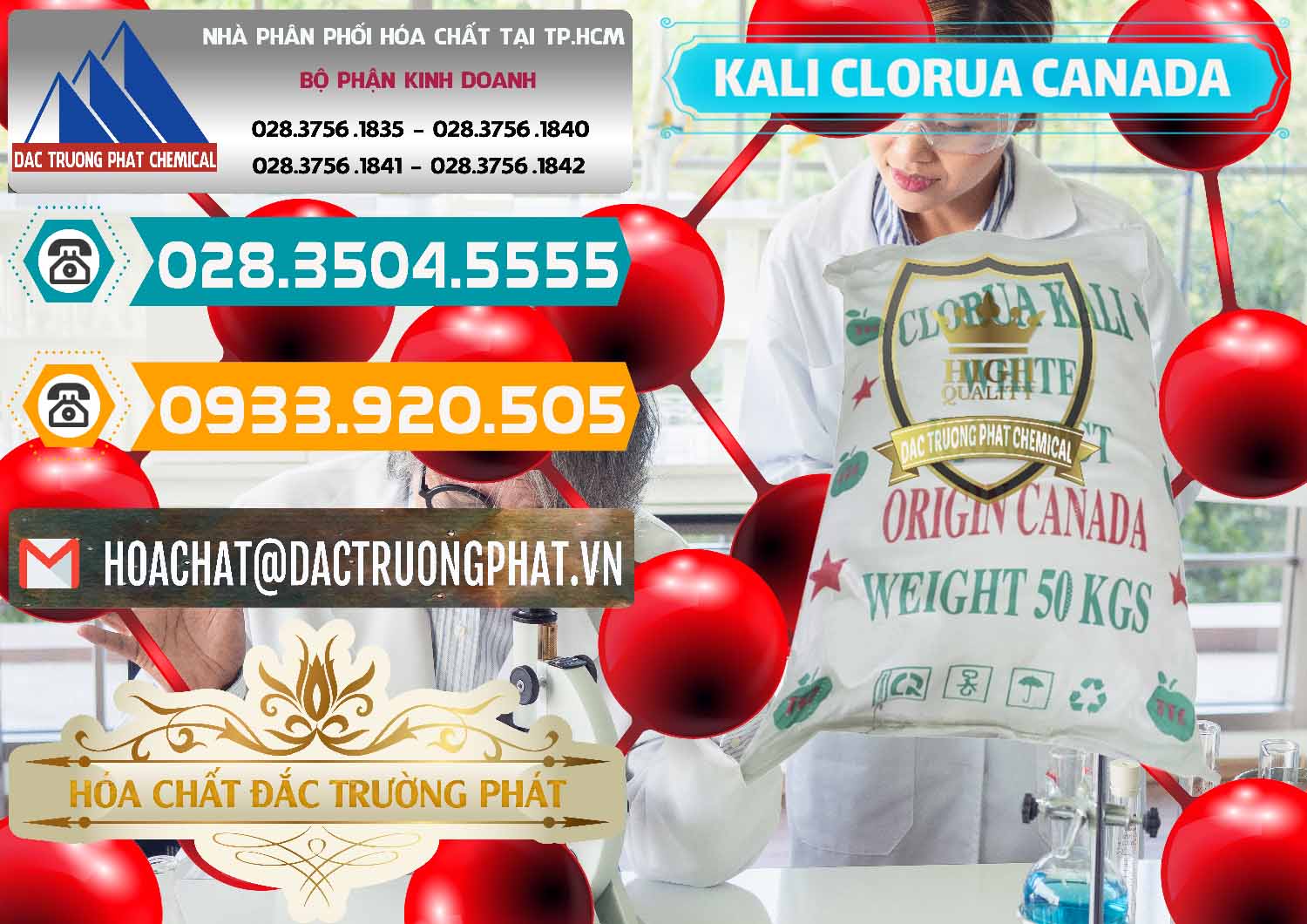 Công ty chuyên nhập khẩu - bán KCL – Kali Clorua Trắng Canada - 0437 - Đơn vị chuyên kinh doanh ( phân phối ) hóa chất tại TP.HCM - congtyhoachat.vn