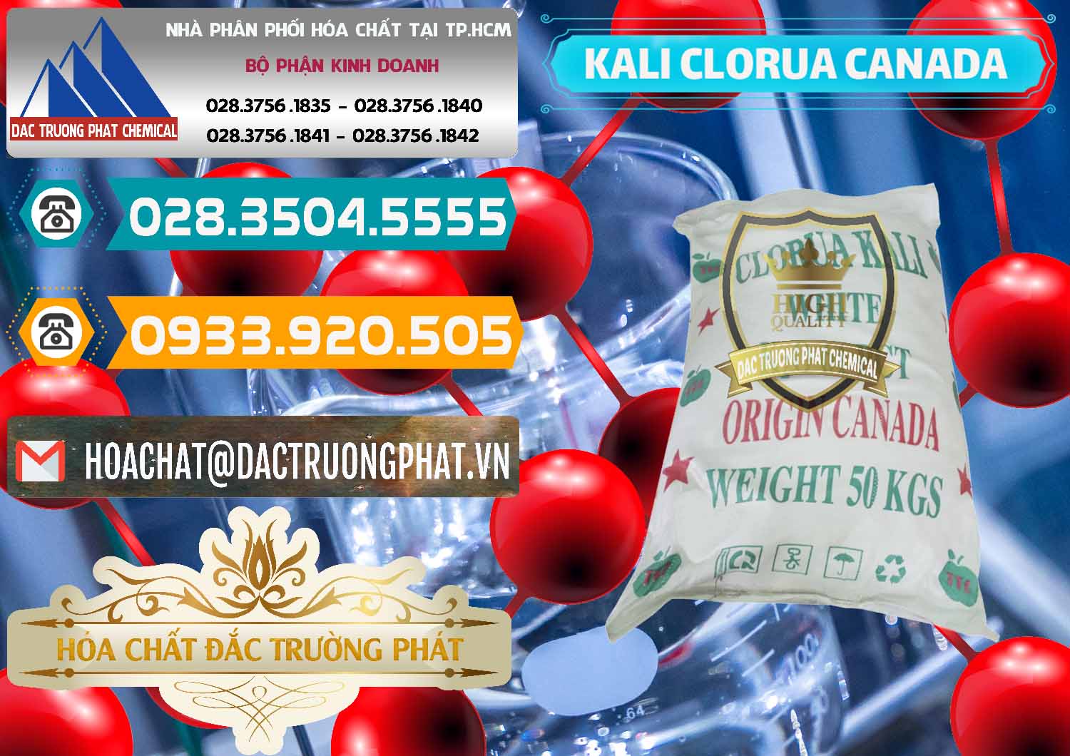 Chuyên cung ứng & bán KCL – Kali Clorua Trắng Canada - 0437 - Đơn vị chuyên kinh doanh & cung cấp hóa chất tại TP.HCM - congtyhoachat.vn