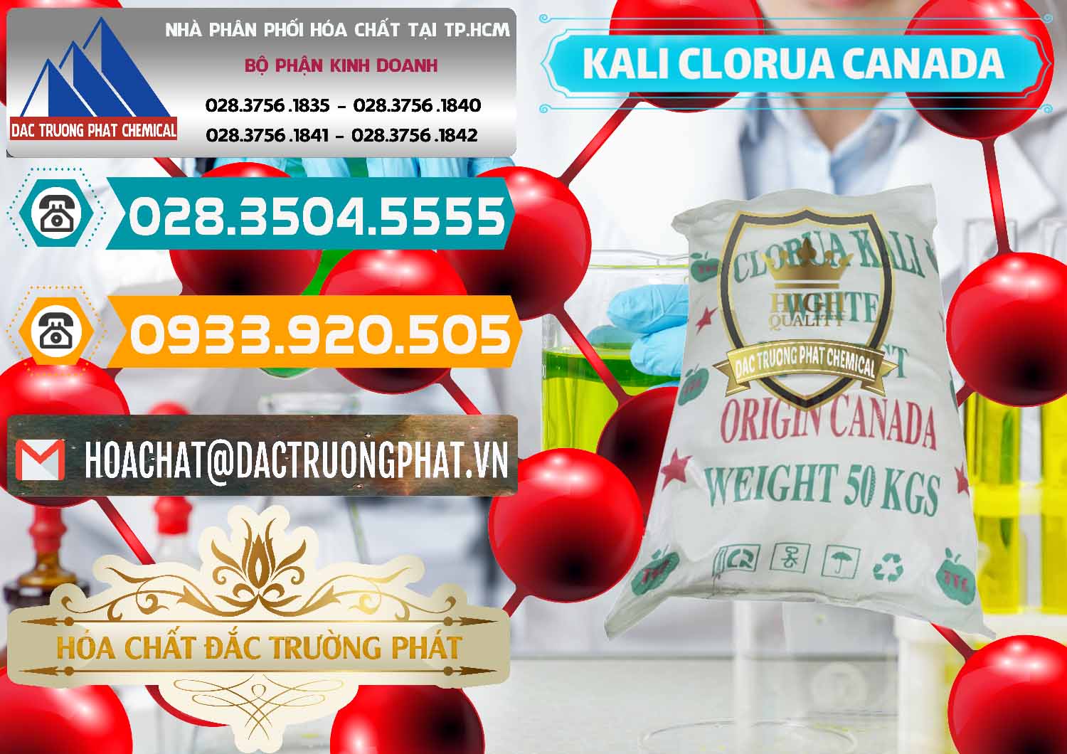Nơi phân phối - bán KCL – Kali Clorua Trắng Canada - 0437 - Đơn vị bán & cung cấp hóa chất tại TP.HCM - congtyhoachat.vn