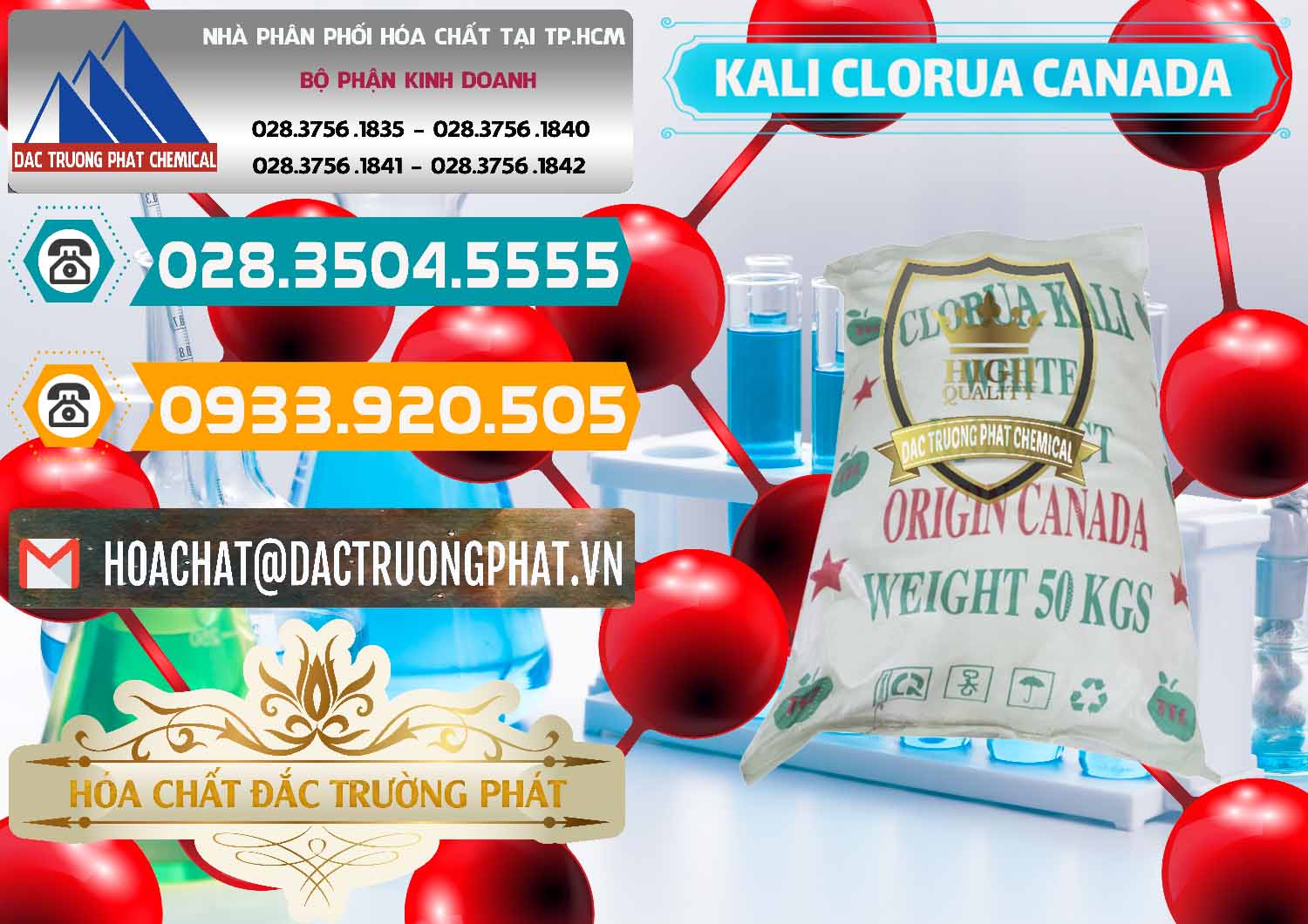 Nơi bán & cung cấp KCL – Kali Clorua Trắng Canada - 0437 - Nơi cung cấp ( nhập khẩu ) hóa chất tại TP.HCM - congtyhoachat.vn