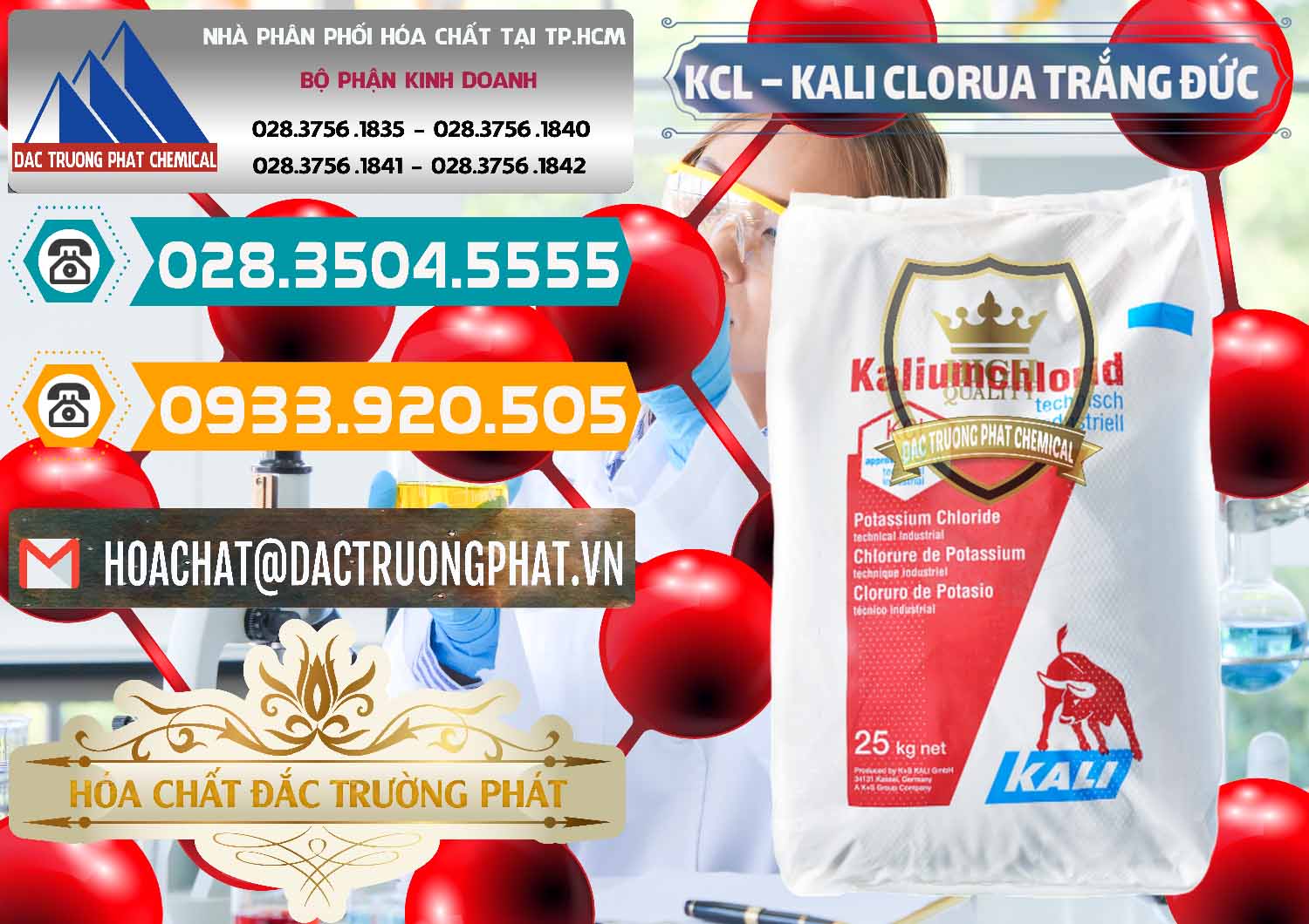Nơi bán ( cung ứng ) KCL – Kali Clorua Trắng Đức Germany - 0086 - Cty chuyên nhập khẩu & cung cấp hóa chất tại TP.HCM - congtyhoachat.vn