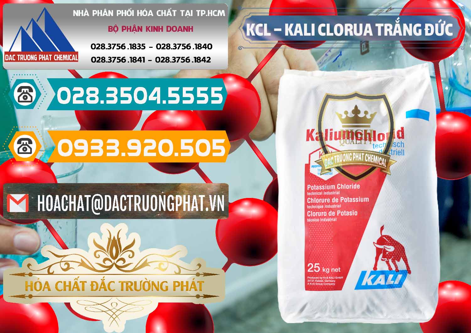 Cty nhập khẩu _ bán KCL – Kali Clorua Trắng Đức Germany - 0086 - Chuyên phân phối _ cung cấp hóa chất tại TP.HCM - congtyhoachat.vn
