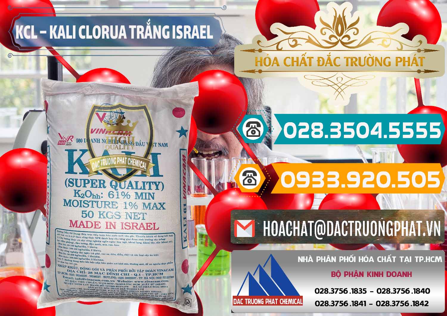Nơi nhập khẩu _ bán KCL – Kali Clorua Trắng Israel - 0087 - Cty chuyên cung cấp & nhập khẩu hóa chất tại TP.HCM - congtyhoachat.vn