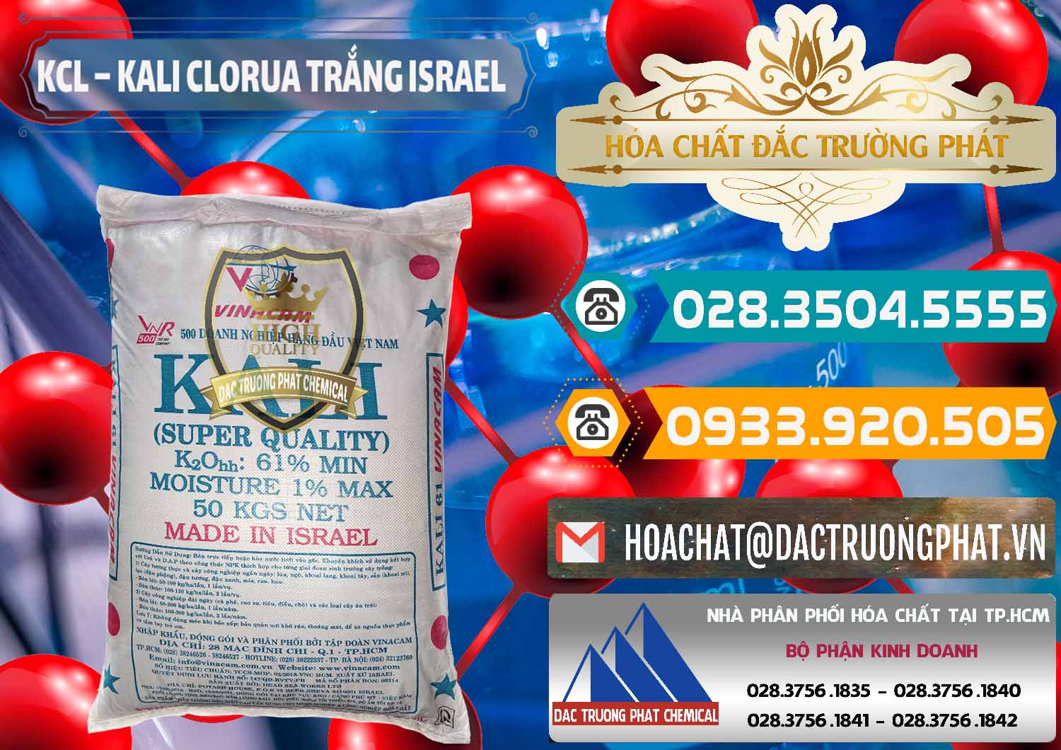 Nơi cung ứng ( bán ) KCL – Kali Clorua Trắng Israel - 0087 - Chuyên cung cấp - kinh doanh hóa chất tại TP.HCM - congtyhoachat.vn