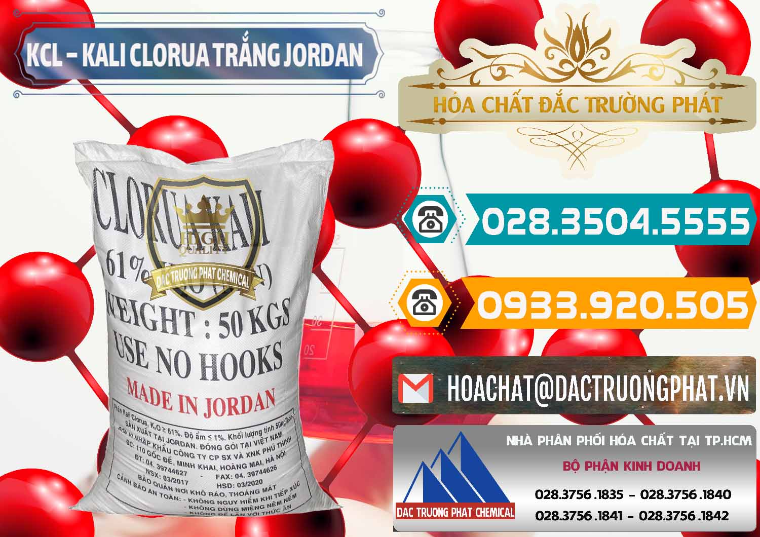 Cty cung ứng và bán KCL – Kali Clorua Trắng Jordan - 0088 - Nơi cung cấp và bán hóa chất tại TP.HCM - congtyhoachat.vn