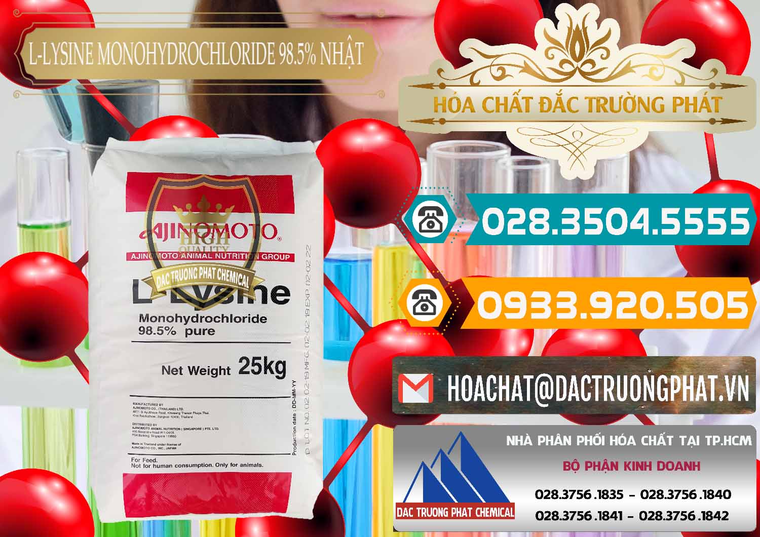Cty nhập khẩu - bán L-Lysine Monohydrochloride Feed Grade Ajinomoto Nhật Bản Japan - 0315 - Chuyên nhập khẩu ( cung cấp ) hóa chất tại TP.HCM - congtyhoachat.vn