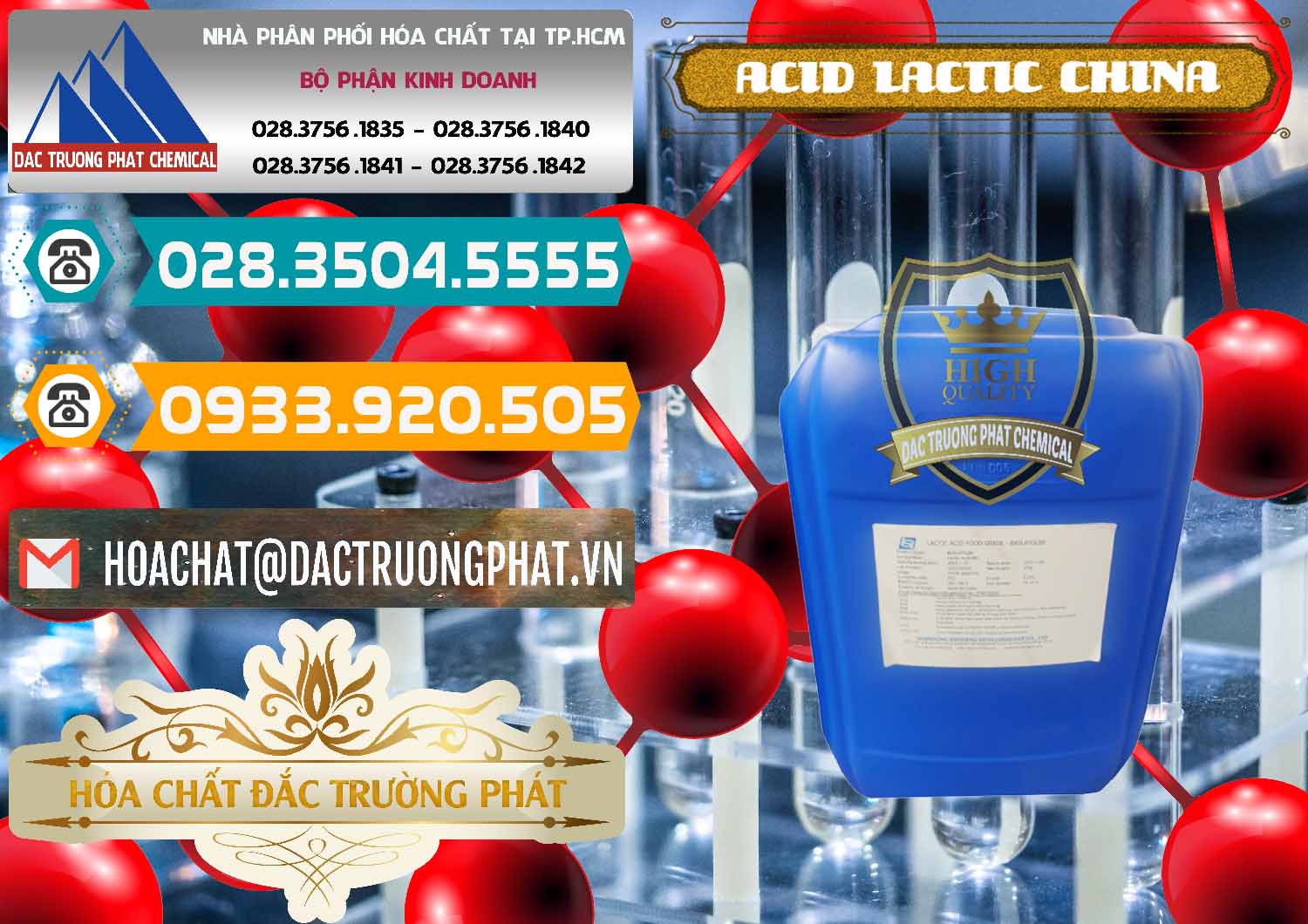 Cung cấp ( bán ) Acid Lactic – Axit Lactic Trung Quốc China - 0374 - Nơi chuyên phân phối - bán hóa chất tại TP.HCM - congtyhoachat.vn