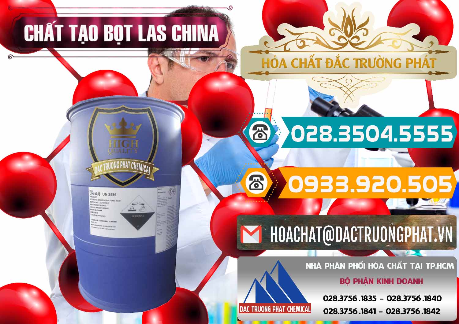 Công ty phân phối ( bán ) Chất tạo bọt Las Trung Quốc China - 0451 - Đơn vị cung cấp và phân phối hóa chất tại TP.HCM - congtyhoachat.vn