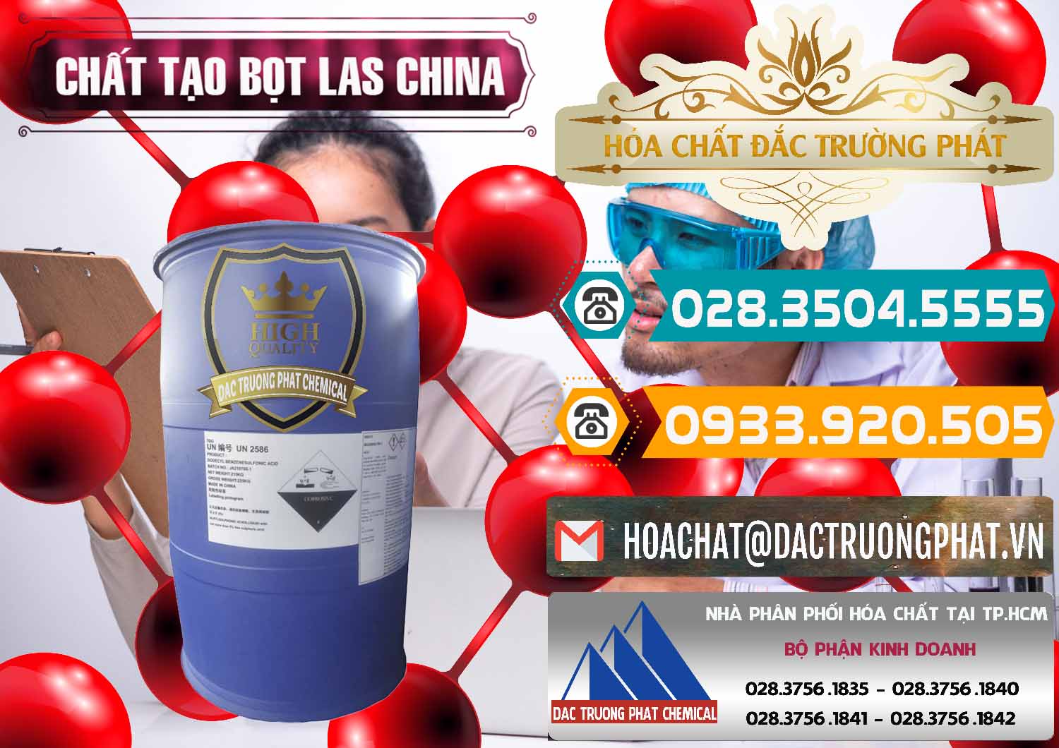 Công ty chuyên kinh doanh và bán Chất tạo bọt Las Trung Quốc China - 0451 - Nơi chuyên phân phối - cung ứng hóa chất tại TP.HCM - congtyhoachat.vn