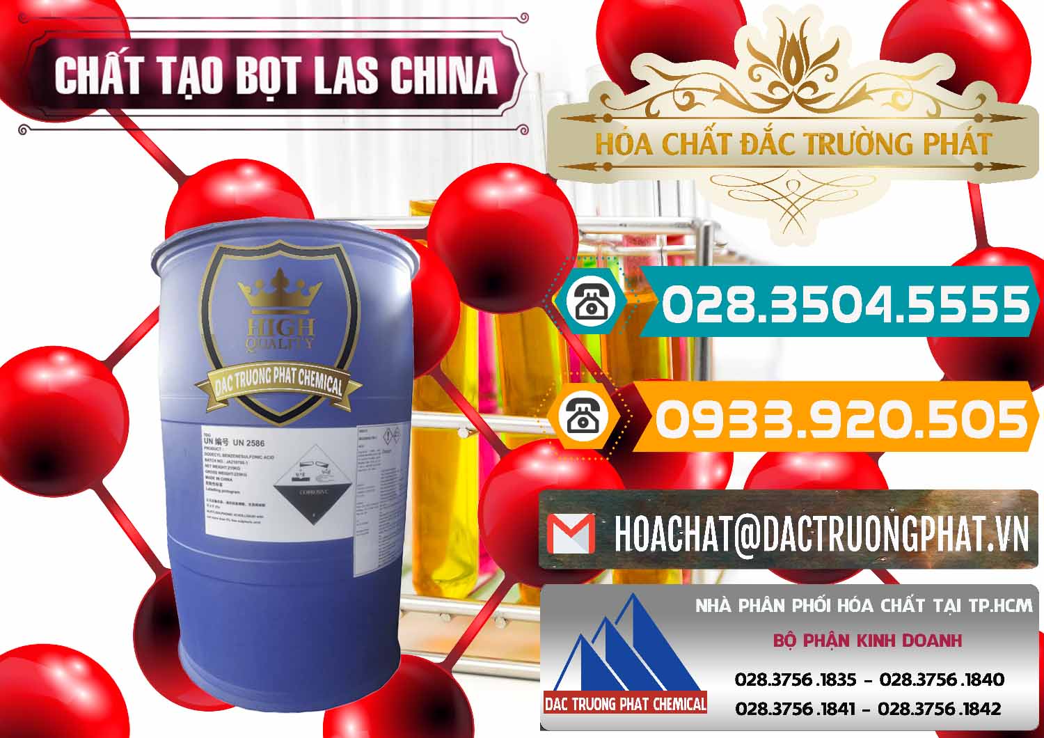 Cty chuyên nhập khẩu _ bán Chất tạo bọt Las Trung Quốc China - 0451 - Nơi chuyên bán và cung cấp hóa chất tại TP.HCM - congtyhoachat.vn