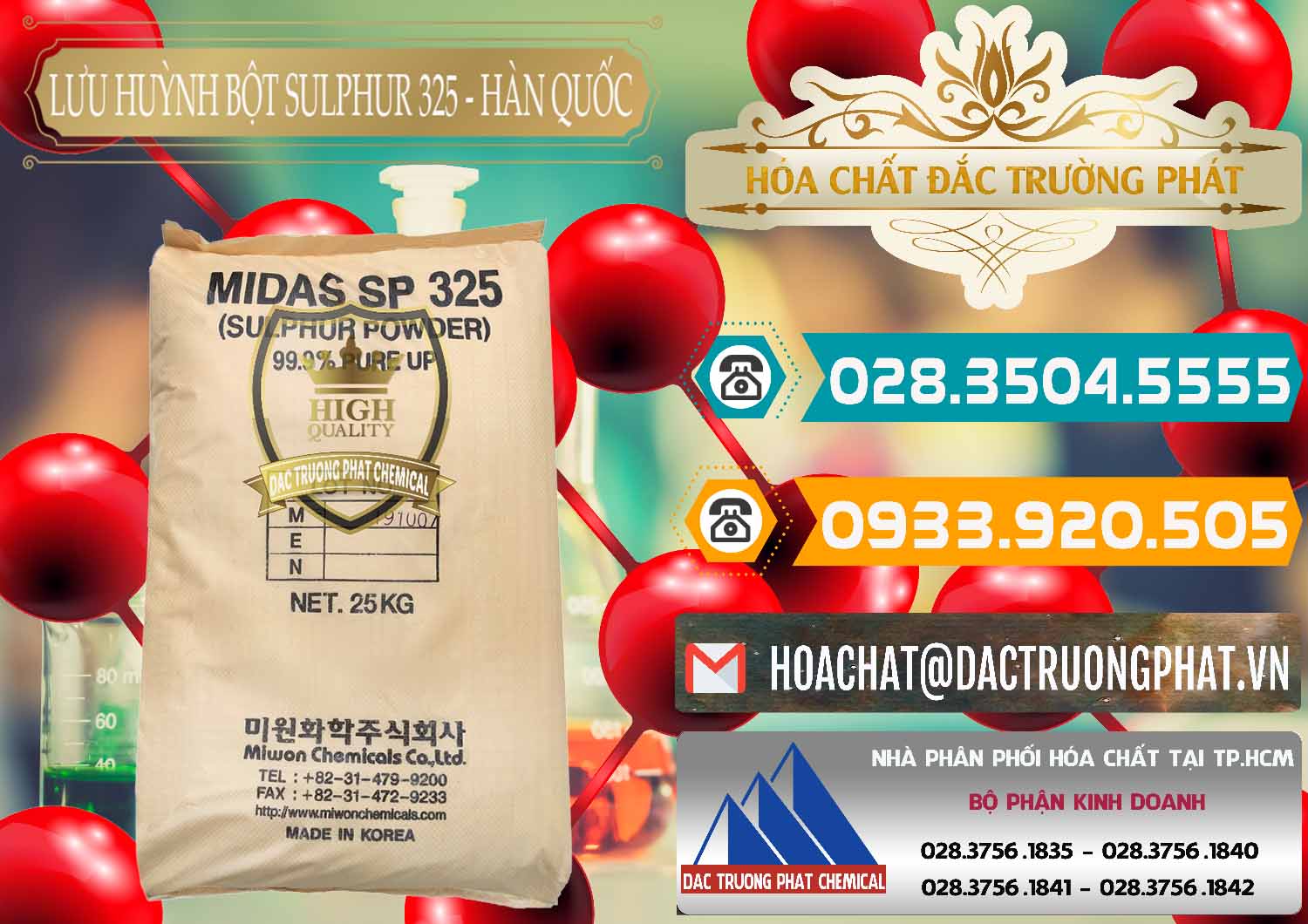 Nơi cung cấp - bán Lưu huỳnh Bột - Sulfur Powder Midas SP 325 Hàn Quốc Korea - 0198 - Cung cấp _ phân phối hóa chất tại TP.HCM - congtyhoachat.vn