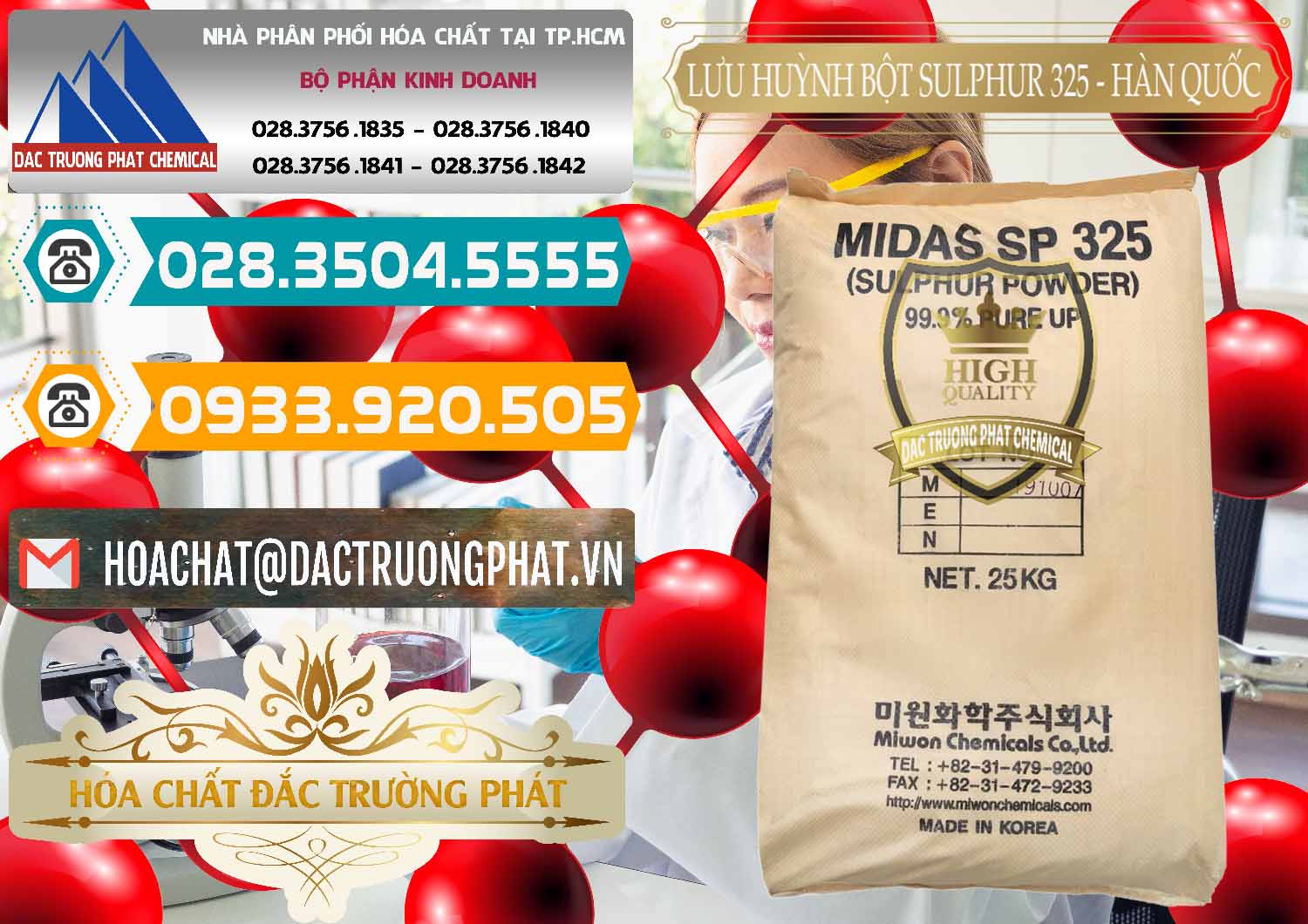 Công ty chuyên cung ứng & bán Lưu huỳnh Bột - Sulfur Powder Midas SP 325 Hàn Quốc Korea - 0198 - Cty phân phối & cung cấp hóa chất tại TP.HCM - congtyhoachat.vn