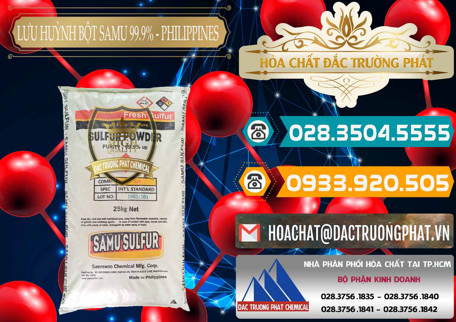 Nhà cung cấp & bán Lưu huỳnh Bột - Sulfur Powder Samu Philippines - 0201 - Công ty chuyên phân phối _ bán hóa chất tại TP.HCM - congtyhoachat.vn