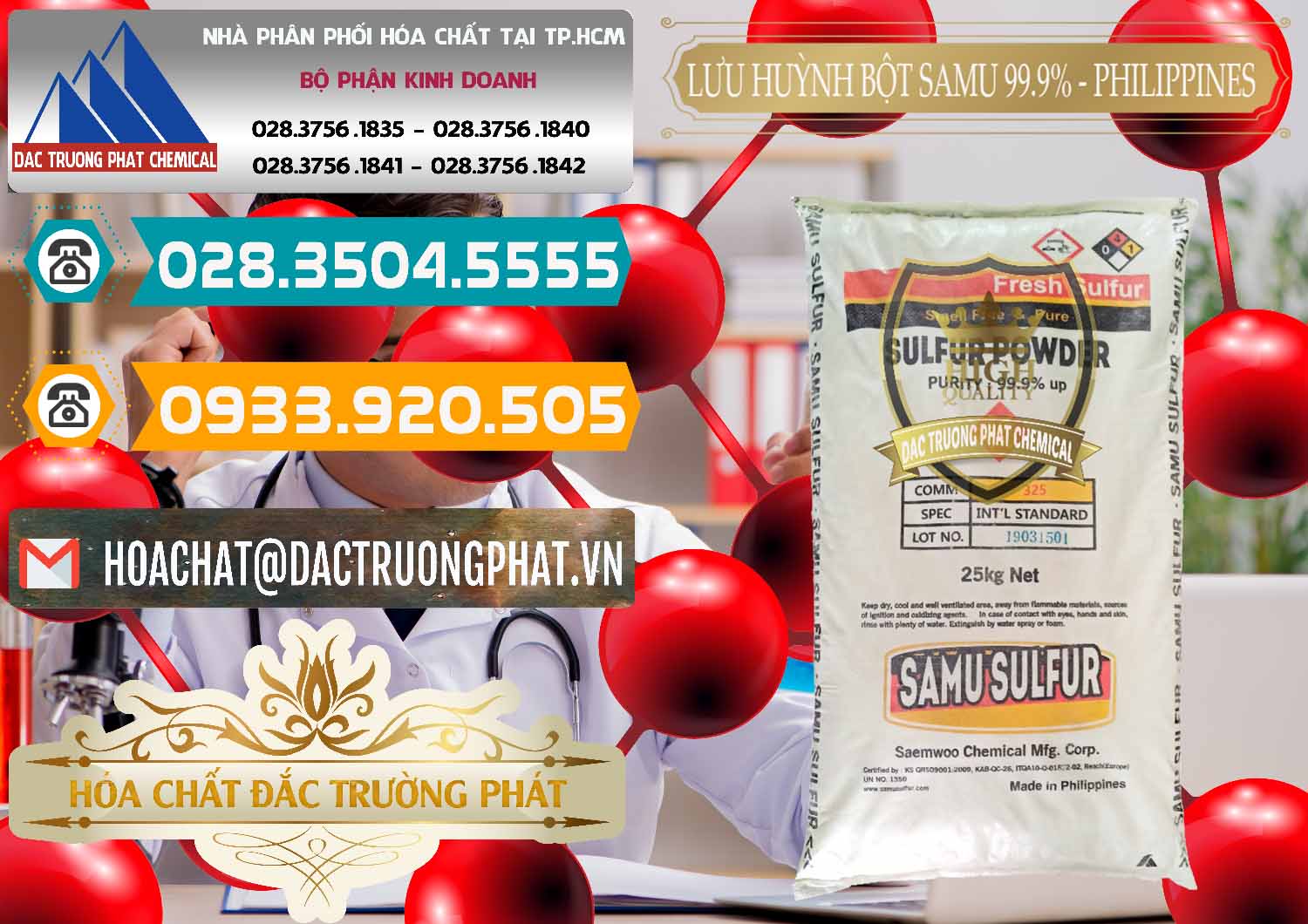 Chuyên bán & cung ứng Lưu huỳnh Bột - Sulfur Powder Samu Philippines - 0201 - Đơn vị phân phối & cung cấp hóa chất tại TP.HCM - congtyhoachat.vn