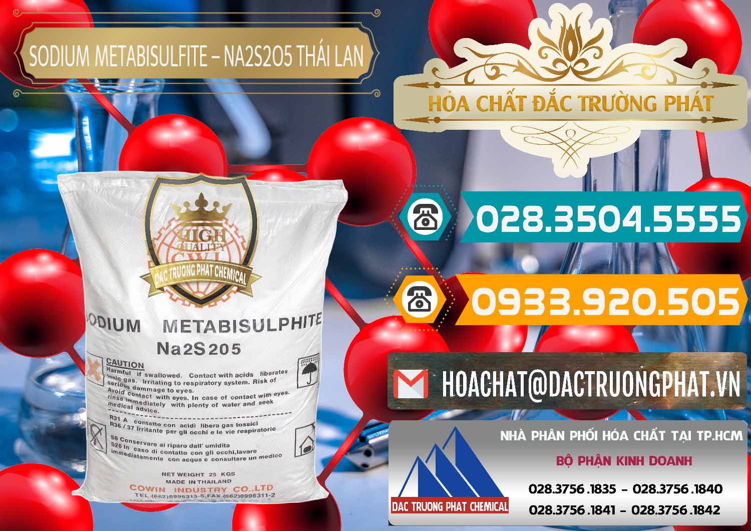 Đơn vị chuyên cung ứng và bán Sodium Metabisulfite - NA2S2O5 Thái Lan Cowin - 0145 - Nơi cung cấp & phân phối hóa chất tại TP.HCM - congtyhoachat.vn