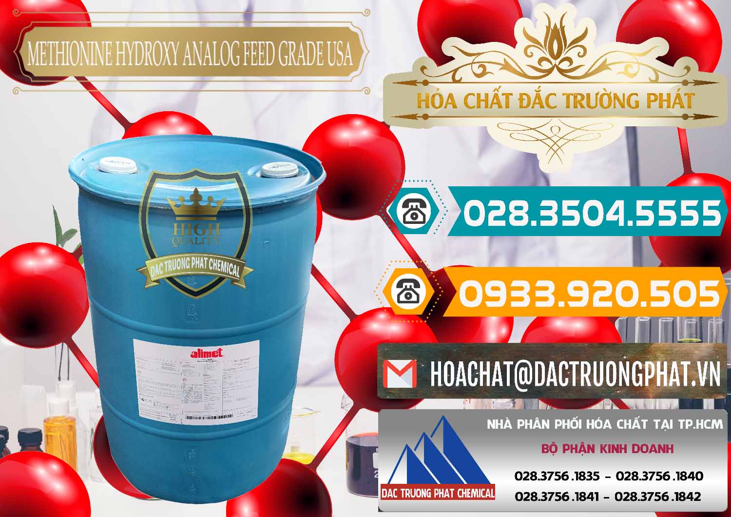 Nơi chuyên bán - cung cấp Methionine Nước - Dạng Lỏng Novus Alimet Mỹ USA - 0316 - Công ty chuyên bán - phân phối hóa chất tại TP.HCM - congtyhoachat.vn