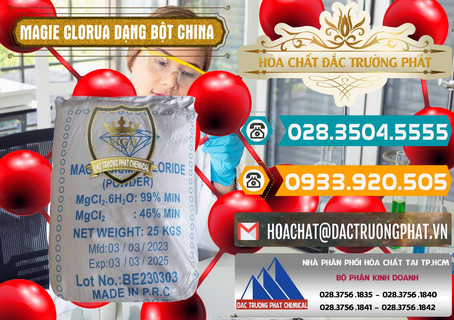 Công ty bán _ cung cấp Magie Clorua – MGCL2 96% Dạng Bột Logo Kim Cương Trung Quốc China - 0387 - Đơn vị phân phối _ cung cấp hóa chất tại TP.HCM - congtyhoachat.vn