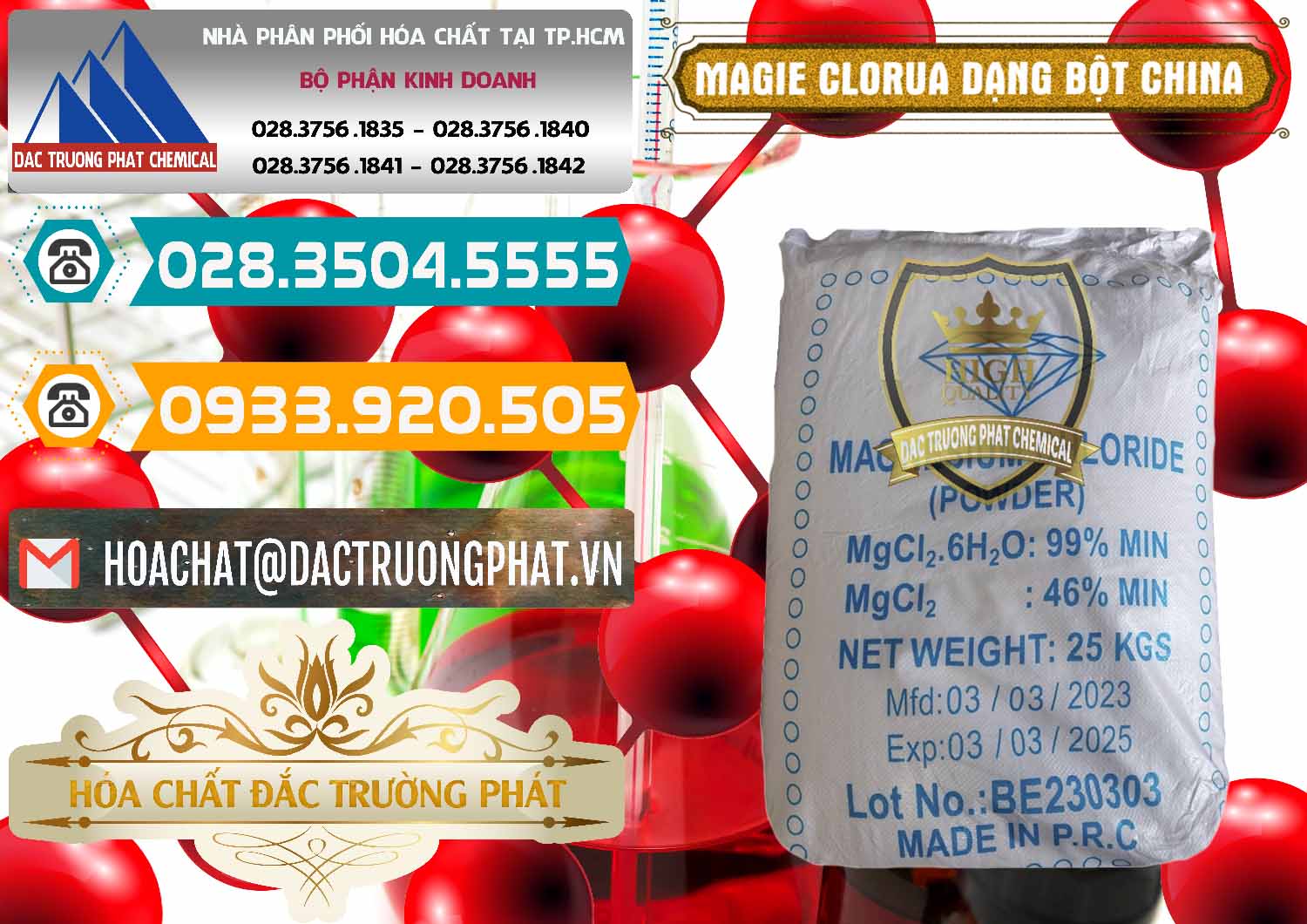 Công ty chuyên cung ứng và bán Magie Clorua – MGCL2 96% Dạng Bột Logo Kim Cương Trung Quốc China - 0387 - Công ty chuyên nhập khẩu - cung cấp hóa chất tại TP.HCM - congtyhoachat.vn
