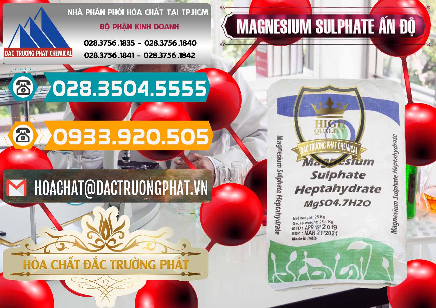 Nơi chuyên bán & phân phối MGSO4.7H2O – Magnesium Sulphate Heptahydrate Ấn Độ India - 0362 - Đơn vị chuyên phân phối _ bán hóa chất tại TP.HCM - congtyhoachat.vn