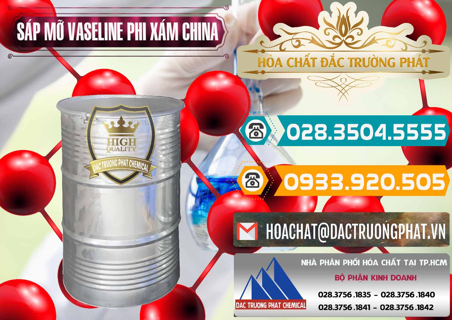 Đơn vị chuyên kinh doanh & bán Sáp Mỡ Vaseline Phi Xám Trung Quốc China - 0291 - Nhà cung cấp ( bán ) hóa chất tại TP.HCM - congtyhoachat.vn