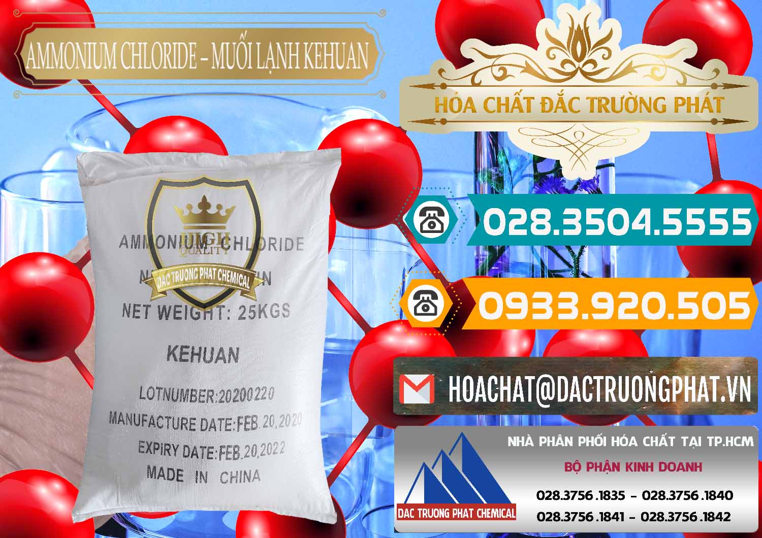 Công ty nhập khẩu và bán Ammonium Chloride – NH4CL Muối Lạnh Kehuan Trung Quốc China - 0022 - Cty phân phối và cung cấp hóa chất tại TP.HCM - congtyhoachat.vn