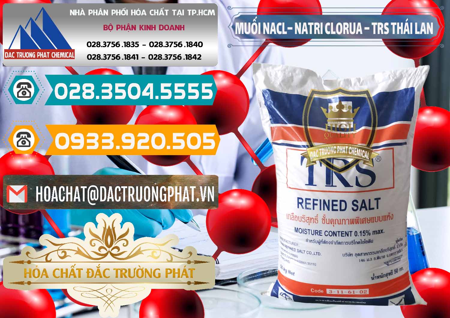 Nhập khẩu _ bán Muối NaCL – Sodium Chloride TRS Thái Lan - 0096 - Cung cấp - phân phối hóa chất tại TP.HCM - congtyhoachat.vn