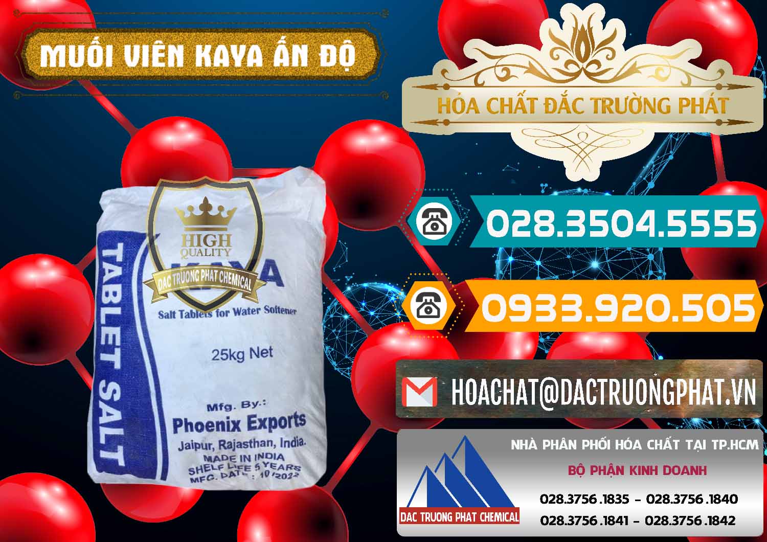 Phân phối - bán Muối NaCL – Sodium Chloride Dạng Viên Tablets Kaya Ấn Độ India - 0368 - Đơn vị nhập khẩu & cung cấp hóa chất tại TP.HCM - congtyhoachat.vn