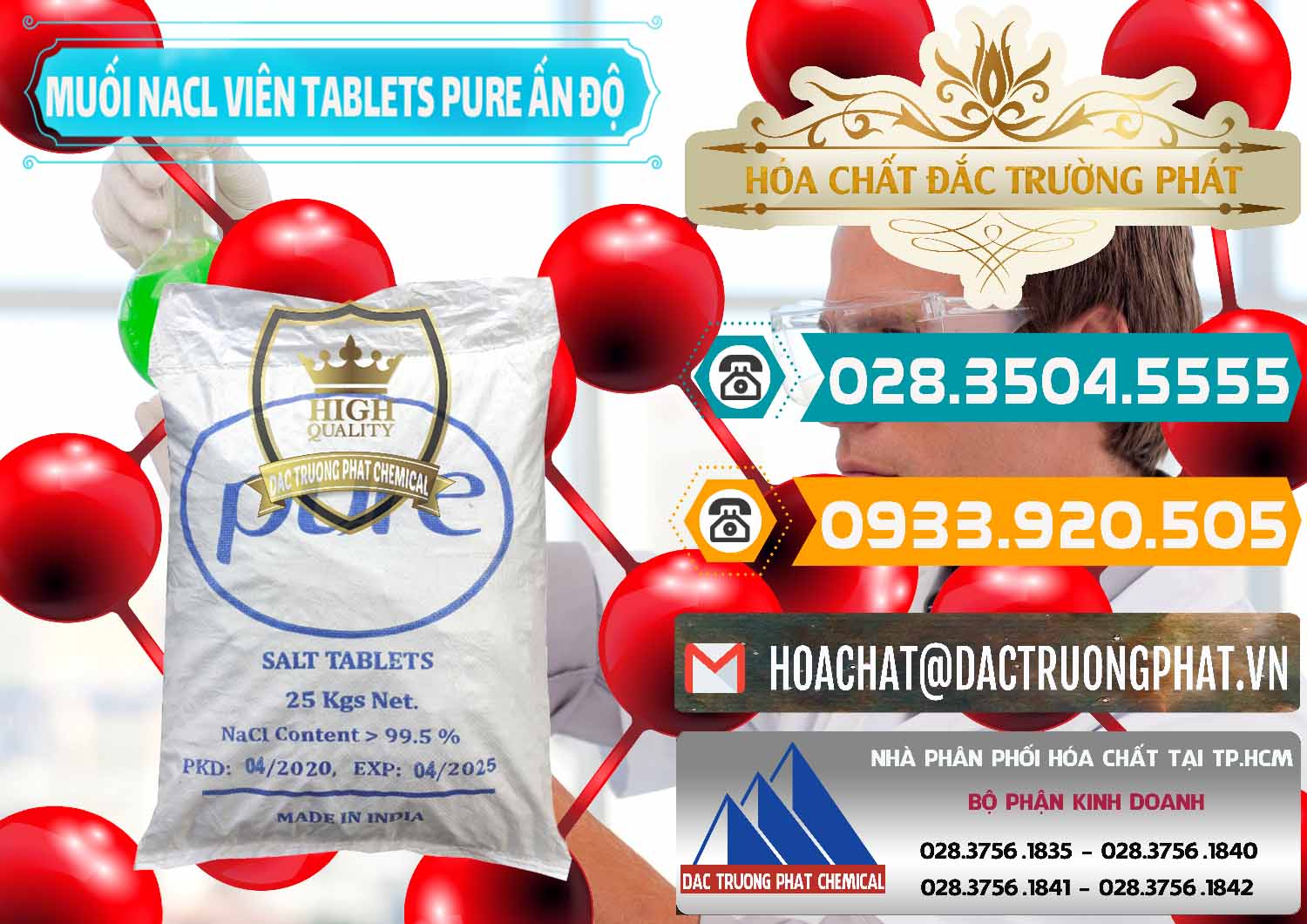 Đơn vị nhập khẩu _ bán Muối NaCL – Sodium Chloride Dạng Viên Tablets Pure Ấn Độ India - 0294 - Nơi phân phối và cung cấp hóa chất tại TP.HCM - congtyhoachat.vn