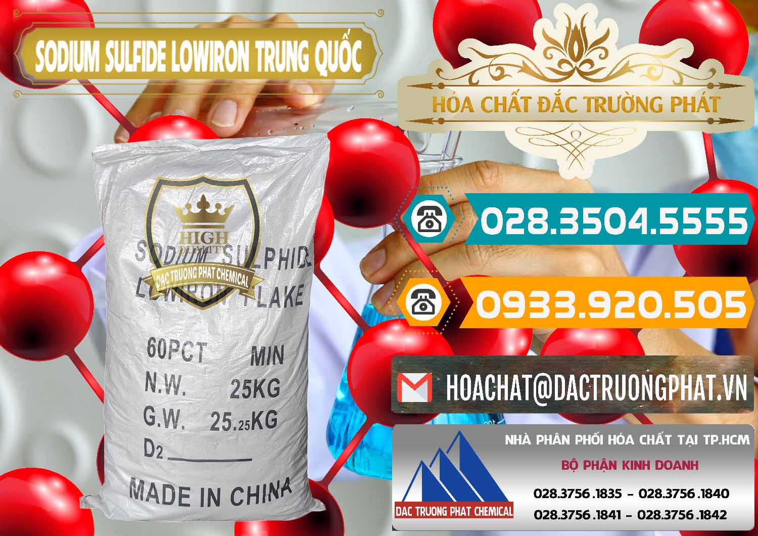 Cty kinh doanh ( bán ) Sodium Sulfide NA2S – Đá Thối Lowiron Trung Quốc China - 0227 - Cty chuyên bán & phân phối hóa chất tại TP.HCM - congtyhoachat.vn