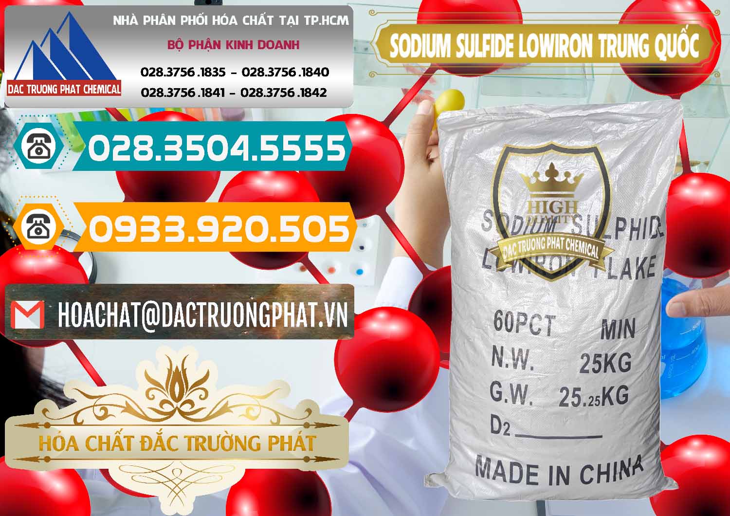 Cty cung ứng - bán Sodium Sulfide NA2S – Đá Thối Lowiron Trung Quốc China - 0227 - Công ty phân phối ( bán ) hóa chất tại TP.HCM - congtyhoachat.vn