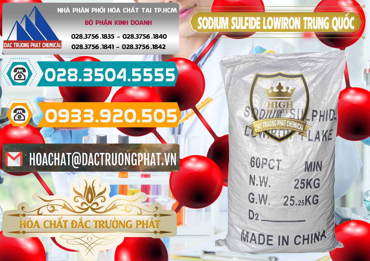 Chuyên kinh doanh - bán Sodium Sulfide NA2S – Đá Thối Lowiron Trung Quốc China - 0227 - Cty chuyên bán - cung cấp hóa chất tại TP.HCM - congtyhoachat.vn