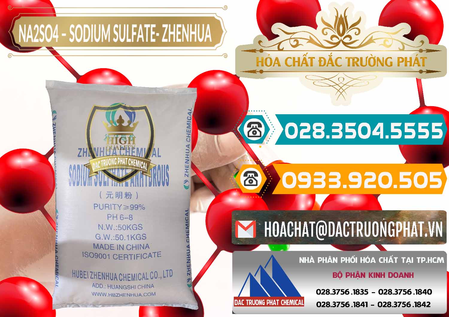 Nơi nhập khẩu ( bán ) Sodium Sulphate - Muối Sunfat Na2SO4 Zhenhua Trung Quốc China - 0101 - Chuyên kinh doanh và phân phối hóa chất tại TP.HCM - congtyhoachat.vn