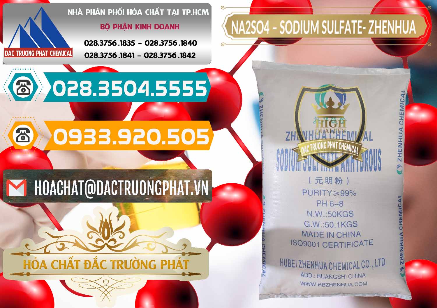 Nơi cung cấp _ bán Sodium Sulphate - Muối Sunfat Na2SO4 Zhenhua Trung Quốc China - 0101 - Cty chuyên phân phối - kinh doanh hóa chất tại TP.HCM - congtyhoachat.vn