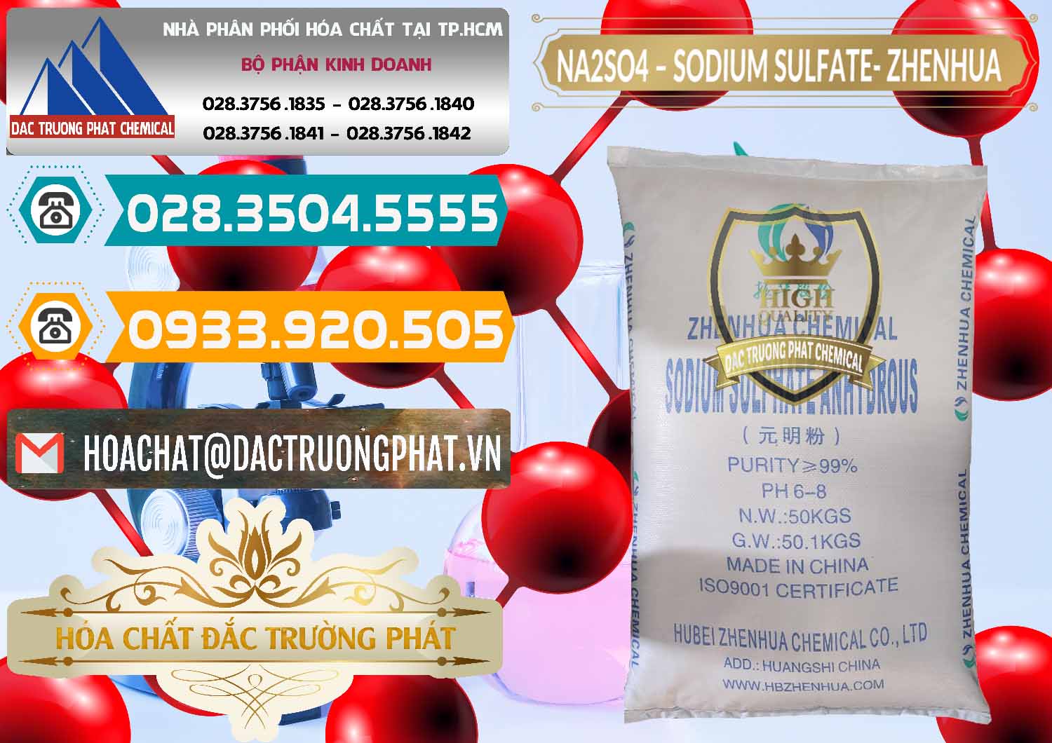 Cung ứng và bán Sodium Sulphate - Muối Sunfat Na2SO4 Zhenhua Trung Quốc China - 0101 - Cty phân phối và cung cấp hóa chất tại TP.HCM - congtyhoachat.vn