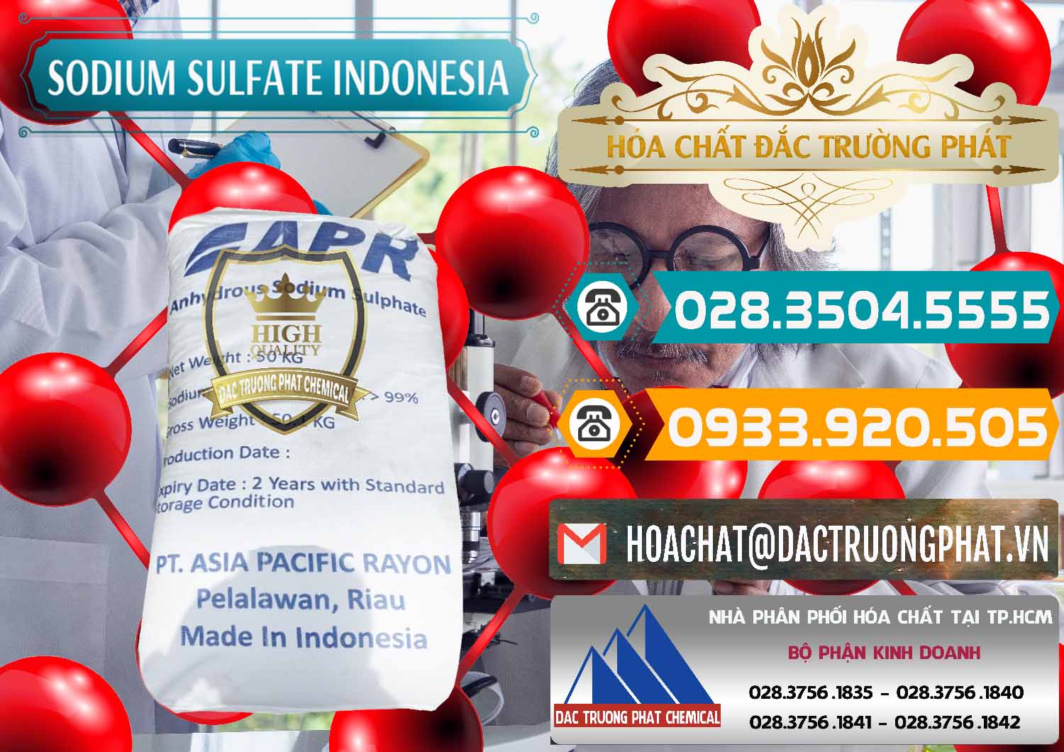 Cty chuyên bán và phân phối Sodium Sulphate - Muối Sunfat Na2SO4 APR Indonesia - 0460 - Đơn vị cung cấp ( nhập khẩu ) hóa chất tại TP.HCM - congtyhoachat.vn