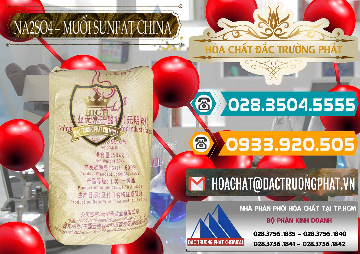 Chuyên bán ( cung ứng ) Sodium Sulphate - Muối Sunfat Na2SO4 Logo Con Voi Trung Quốc China - 0409 - Đơn vị phân phối ( cung cấp ) hóa chất tại TP.HCM - congtyhoachat.vn