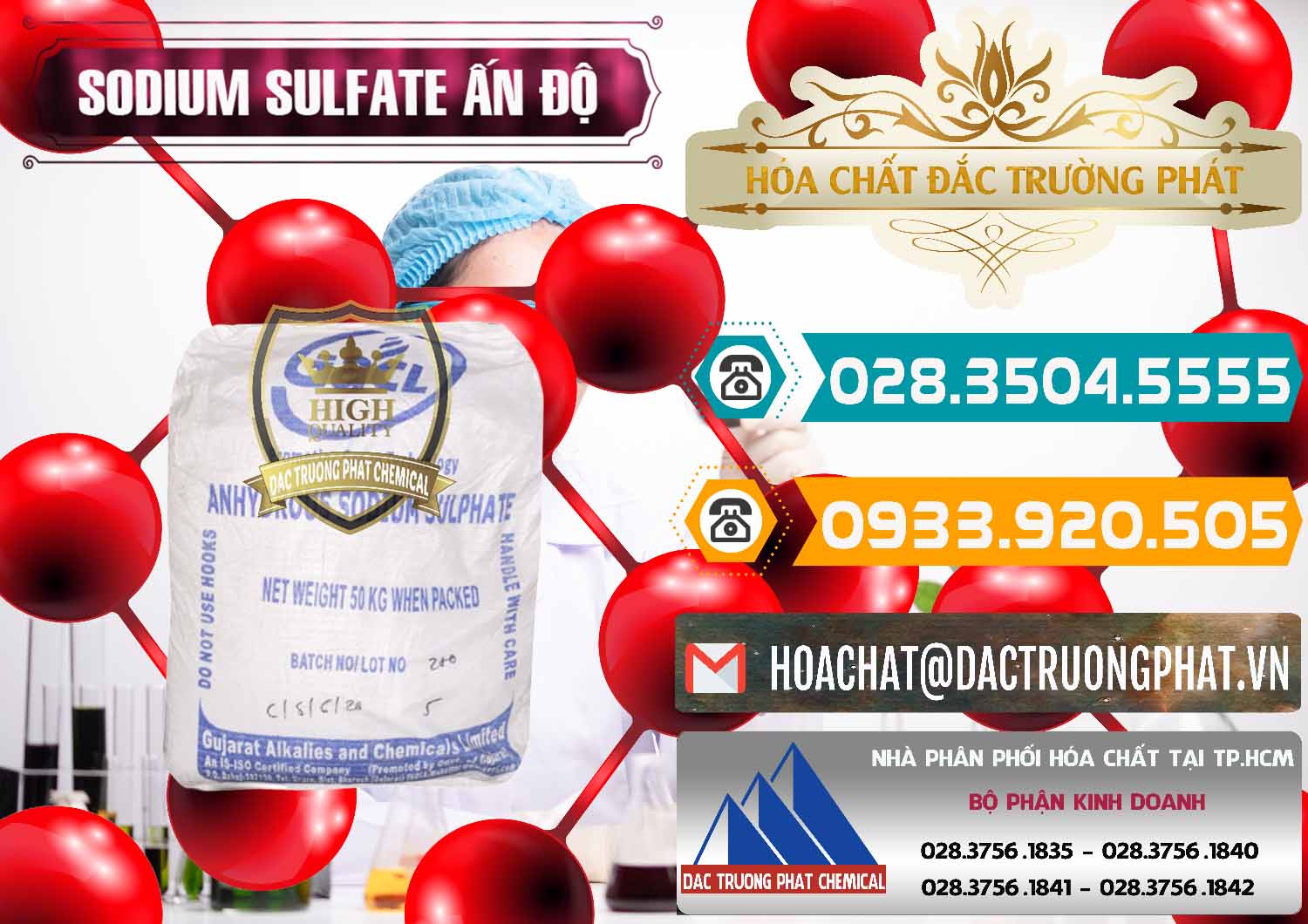 Nhà cung cấp & bán Sodium Sulphate - Muối Sunfat Na2SO4 GACL Ấn Độ India - 0461 - Công ty bán _ phân phối hóa chất tại TP.HCM - congtyhoachat.vn