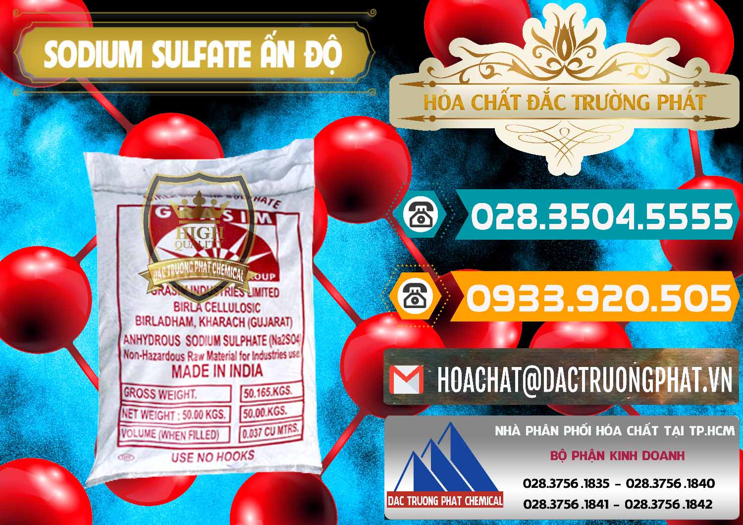 Nơi kinh doanh ( bán ) Sodium Sulphate - Muối Sunfat Na2SO4 Aditya Birla Grasim Ấn Độ India - 0462 - Cty kinh doanh - cung cấp hóa chất tại TP.HCM - congtyhoachat.vn