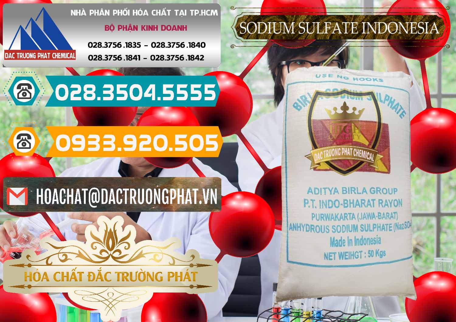 Công ty nhập khẩu _ bán Sodium Sulphate - Muối Sunfat Na2SO4 99% Indonesia - 0459 - Đơn vị chuyên bán _ cung cấp hóa chất tại TP.HCM - congtyhoachat.vn