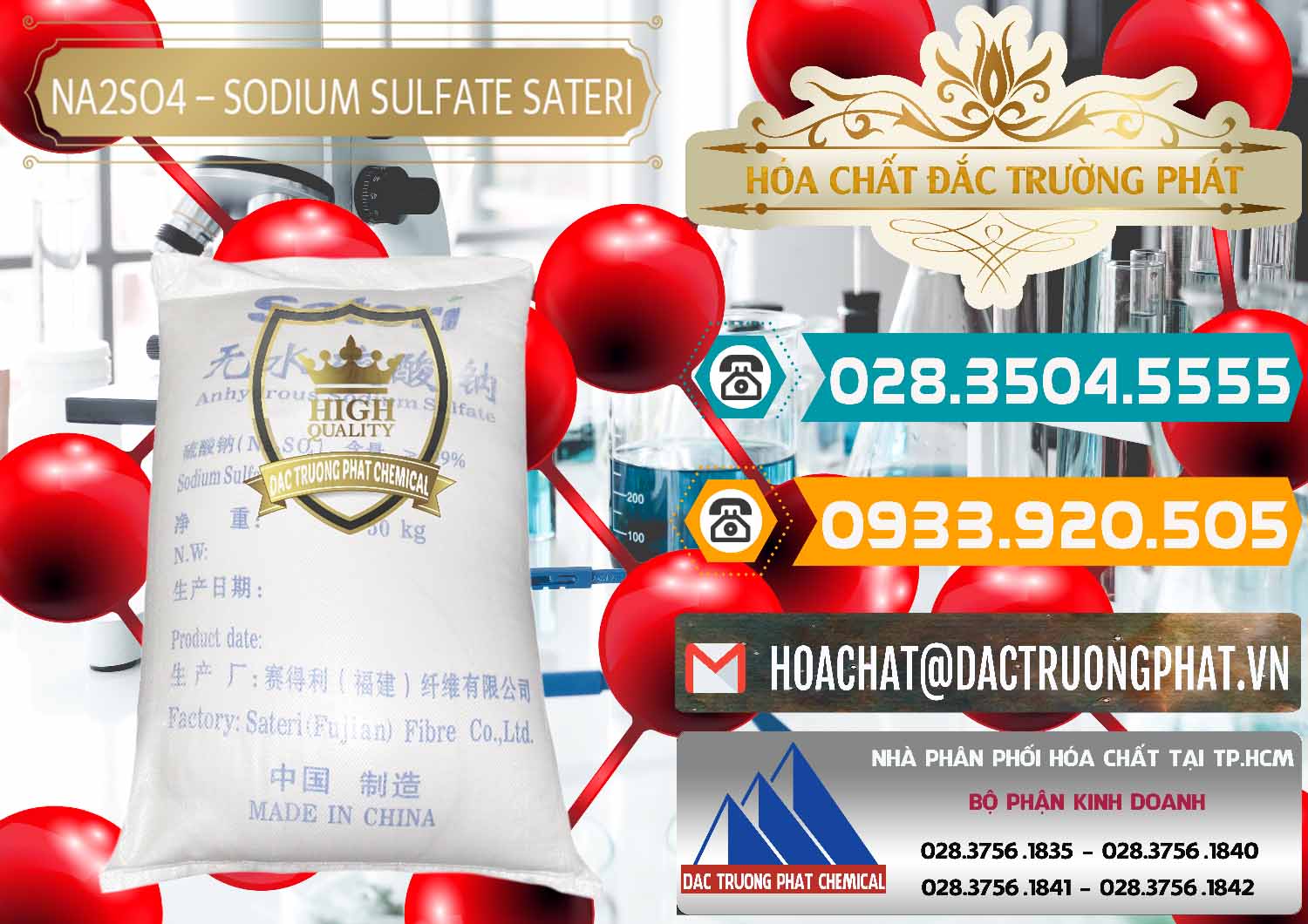Chuyên cung cấp _ bán Sodium Sulphate - Muối Sunfat Na2SO4 Sateri Trung Quốc China - 0100 - Nơi chuyên cung cấp và bán hóa chất tại TP.HCM - congtyhoachat.vn
