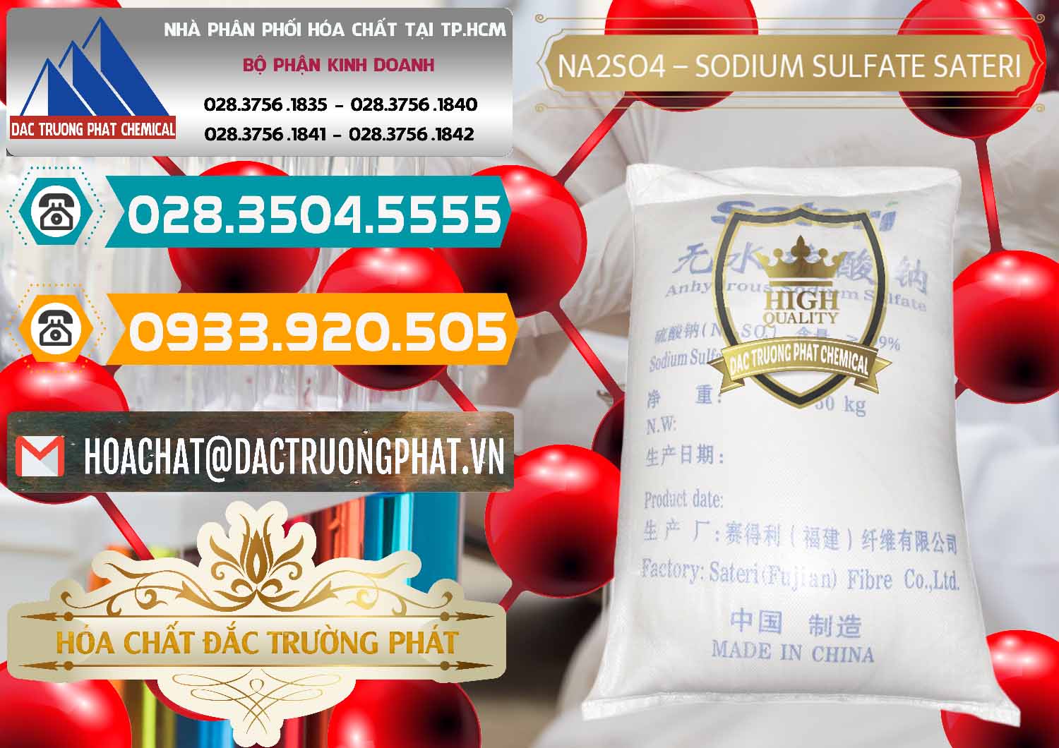 Nơi chuyên bán þ cung ứng Hóa Chất Công Nghiệp hóa chất Na2SO4 × Muối Sulphate Sodium Dạng Bột Cty chuyên nhập khẩu & bán Sodium Sulphate - Muối Sunfat Na2SO4 Sateri Trung Quốc China - 0100 - Cty cung cấp & bán hóa chất tại TP.HCM - congtyhoachat.vn