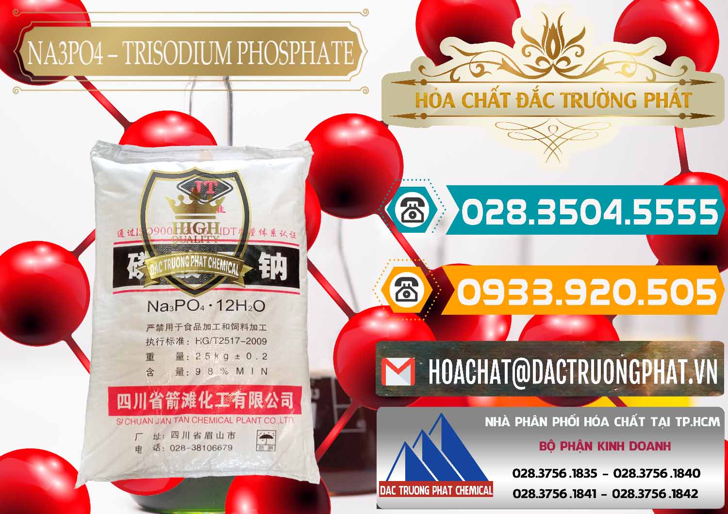 Đơn vị chuyên nhập khẩu và bán Na3PO4 – Trisodium Phosphate Trung Quốc China JT - 0102 - Cty phân phối ( bán ) hóa chất tại TP.HCM - congtyhoachat.vn