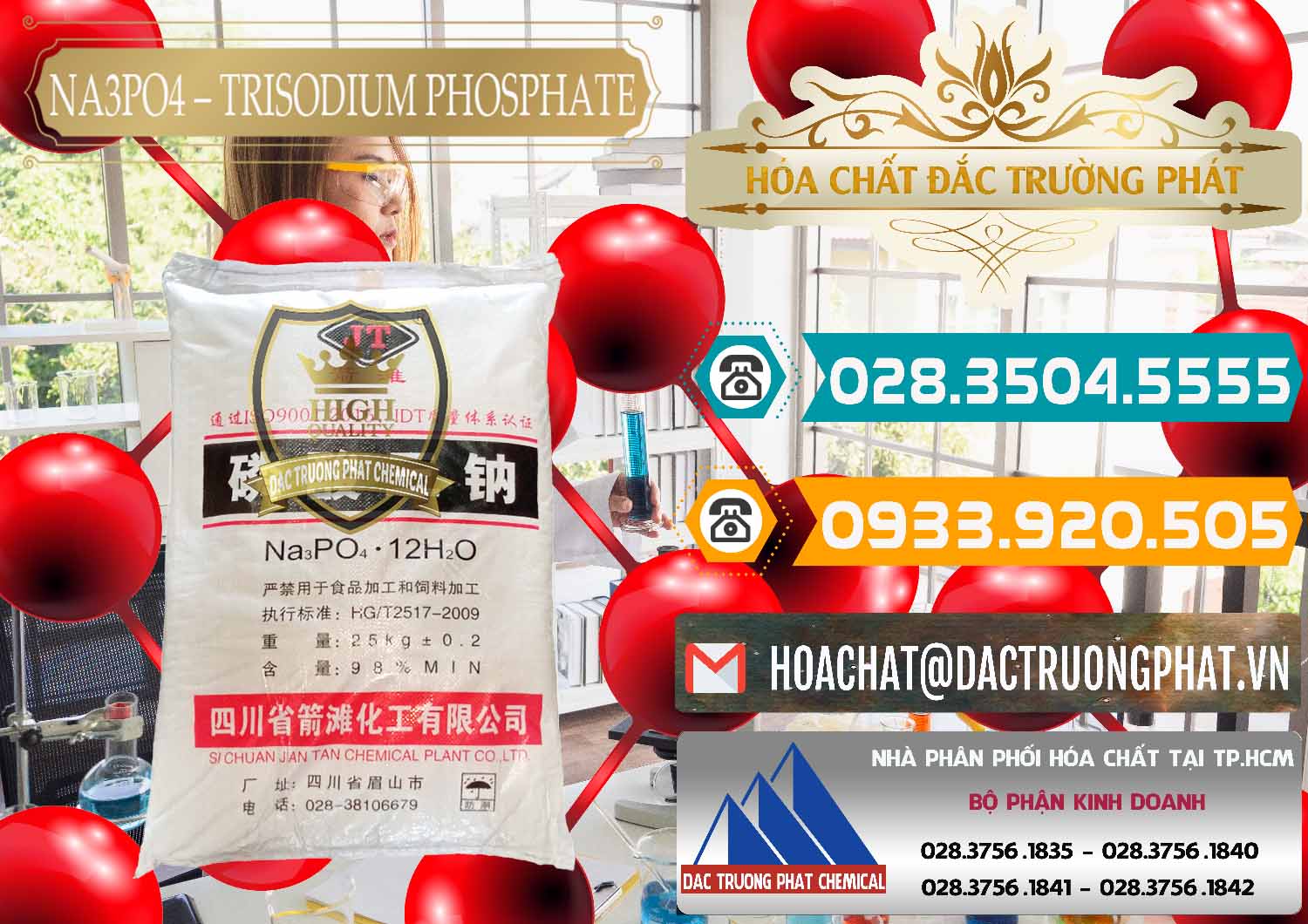 Nơi chuyên phân phối & bán Na3PO4 – Trisodium Phosphate Trung Quốc China JT - 0102 - Đơn vị chuyên bán và phân phối hóa chất tại TP.HCM - congtyhoachat.vn