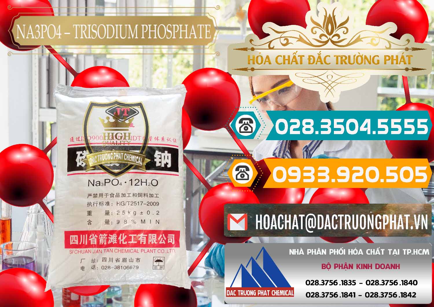 Nơi chuyên bán _ cung cấp Na3PO4 – Trisodium Phosphate Trung Quốc China JT - 0102 - Nhà phân phối _ cung cấp hóa chất tại TP.HCM - congtyhoachat.vn