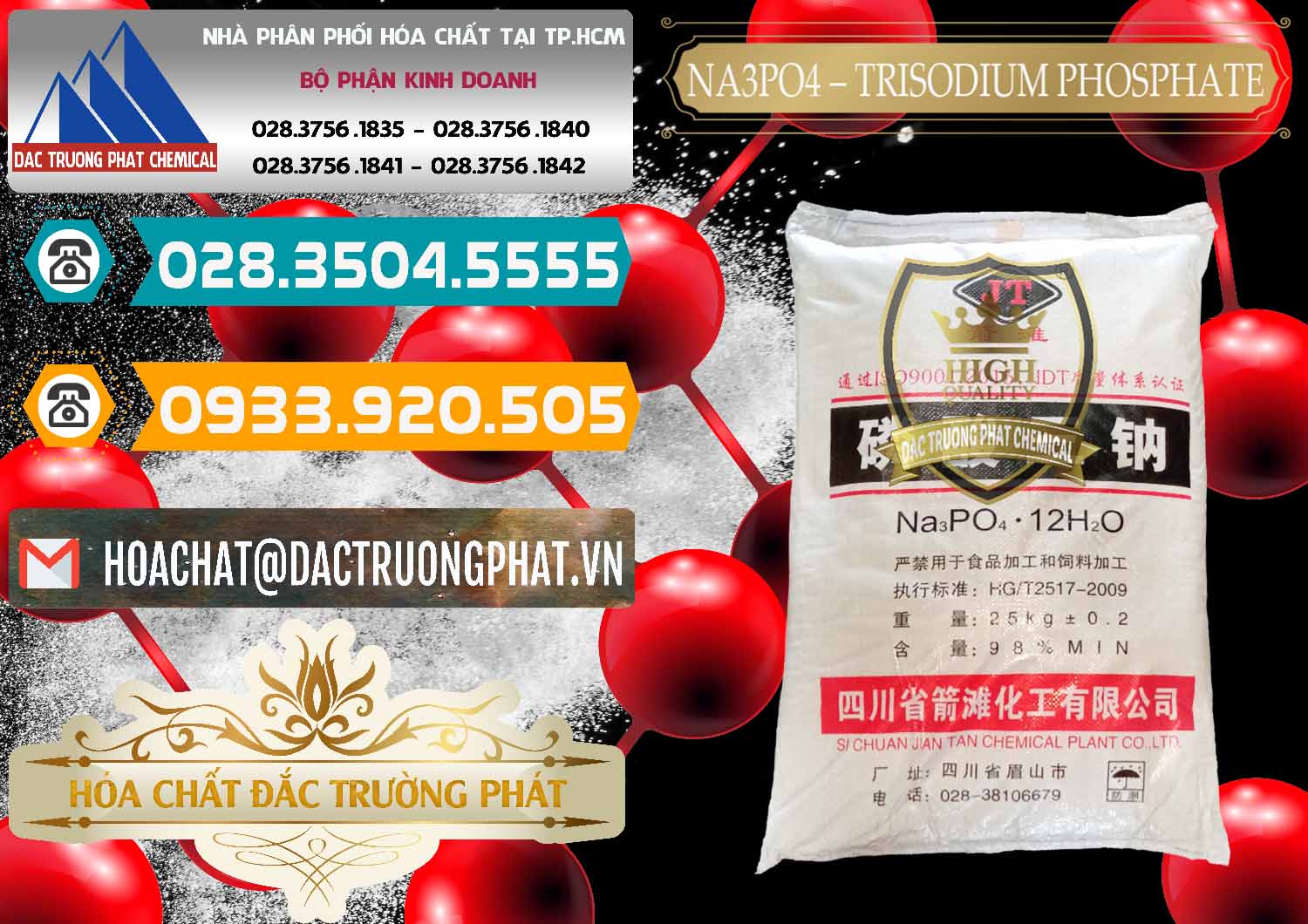 Cty chuyên bán & cung ứng Na3PO4 – Trisodium Phosphate Trung Quốc China JT - 0102 - Chuyên cung cấp & kinh doanh hóa chất tại TP.HCM - congtyhoachat.vn